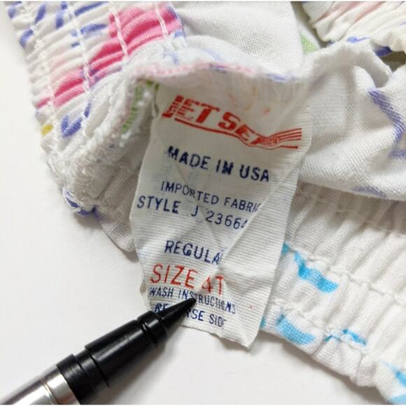 Vintage Jet Set Girly Shorts Sz 2T - Picture 4 of 4